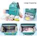Buy SndMor Mint Green Diaper Backpack - Multifunctional Wrap Bag with Bed Function Stroller Hook & Large Capacity for Moms & Dads - Buy Online on GoSupps.com