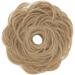 S-Noilite Ash Brown Curly Messy Bun Hair Scrunchie for Women - Synthetic Ponytail Bun Extension Updo Chignon - Buy Online on GoSupps.com