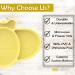 Bee Bright Baby Non-Slip Silicone Suction Plate - Yellow | Toddler Feeding Plate with Suction, Dishwasher Safe - Buy Online on GoSupps.com