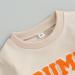 JCMoniDun Pumpkin Letter Print Toddler Baby Halloween Sweatshirt - Beige - 3-4 Years - Buy Online on GoSupps.com