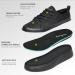 OrthoComfoot Womens Arch Support Walking Shoes - Plantar Fasciitis Relief, Comfortable Fashion Sneakers for Flat Feet - 9 W1, All Black - Buy Online on GoSupps.com
