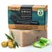 Certified Organic Eczema Soap for Face & Body Unscented with Oatmeal Aloe Extra Virgin Olive Oil & Cocoa Butter - Soap for Dermatitis Psoriasis Sensitive Dry Skin - For Adults & Children (1)