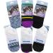 Dr. Segal's Non Binding Socks - 3pk M/L - Multi Stripe Cosmic Purple - Black - Purple - Medium/Large (3 Pair) - Buy Online on GoSupps.com