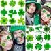 48 PCS FANRUI 3D Shamrock Temporary Tattoos - Saint Patrick's Day Party Favor for Kids & Adults - Lucky Green Four Leaf Clover Decals - Buy Online on GoSupps.com
