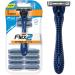 BIC Flex 2 Hybrid Men's Twin Blade Razor, One Handle 10 Cartridges, Set