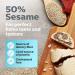 Achva Halva Mini Snack Bag - 50% Sesame Vegan Treat | Healthy Breakfast & Snack - 15 x 10g Gift Pack - Buy Online on GoSupps.com