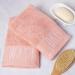 Rae Dunn Embroidered Wash/Dry Coral Hand Towels - 2 Pack, 100% Cotton, Highly Absorbent - 16x28 for Kitchen and Bathroom - Buy Online on GoSupps.com