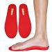 Red Orthotic Sports Insole by KidSole -- Lightweight Soft & Sturdy Orthotic Technology For Active Children With Flat Feet and Other Arch Support Problems (US Kids Sizes 4-6 (24 CM))