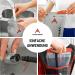 Atacama 2L Drinking Bladder - Waterproof System with Reflective Backpack | Perfect for Trekking Hiking & Cycling - Available in Red & Blue - Buy Online on GoSupps.com