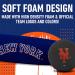 Franklin Sports MLB Jumbo Foam Baseball Bat + Ball Set - New York Mets Edition | Kids Oversize Indoor/Outdoor Soft Baseball Toy - Buy Online on GoSupps.com