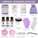 Luxury 18pc Bath Gift Set | French Lavender Spa Basket for Men & Women | Handmade Relaxation Kit with Body Oils Lip Balm Candle & Bath Bombs - Buy Online on GoSupps.com