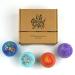 LifeAround2Angels Galaxy Bath Bombs Gift Set 4 100% Handmade in USA Fizzies Shea & Coco Butter Dry Skin Moisturize  Perfect for Bubble & Spa Bath. Birthday Baby Bridal Shower Gift idea