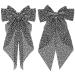 Wllhyf Large Bow Hair Clips - 90s Satin Hairpins for Women & Girls | Stylish Black French Band Accessories - Buy Online on GoSupps.com