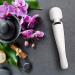 Therapeutic Personal Massager - Handheld Cordless & Powerful Wand | 8 Speeds 20 Vibrating Patterns | USB Rechargeable - White Metallic - Buy Online on GoSupps.com