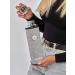 Spottle Neoprene Cover for Glass Drinking Bottles - 550ml 750ml 1L - Elastic Gray Design - Buy Online on GoSupps.com