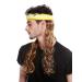 WIG ME UP CXH-014-P8 Half Wig Headband Long Hair Mullet 80s Tennis Player Brown for Adults - Buy Online on GoSupps.com