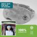 Weighted Sleep Mask for Women and Men - BARMY (0.8lb/13oz) - 3 Colors - Blocks Light, Promotes Relaxation and Night Sleep - Comfortable Blackout Eye Mask - Gray - Buy Online on GoSupps.com