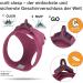 Curli Vest Harness Air-Mesh Ruby XL - Comfortable & Stylish Dog Gear for International Shipping - Buy Online on GoSupps.com