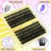 ALICE Fluffy Volume Lash Clusters Individual Lashes DIY Eyelash Extensions 200Pcs Eyelash Clusters(50D+60D 10-18mm D Curl) C - Fluffy 50D+60D - Buy Online on GoSupps.com