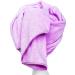 Microfiber Hair Towel 23.6''x47'' Anti Frizz Hair Wrap - Super Absorbent & Large Curly Hair Drying Towel - Light Purple - Buy Online on GoSupps.com
