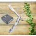 Facn Professional Marble Straight Edge Barber Razor | 100 Blades Included | Salon Quality Cut Throat Shavette - Buy Online on GoSupps.com