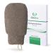 Peeling glove body bath sponge Hamam glove peeling for body and face 100% natural linen.