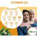 MonesAli Halal Vitamin D Vitamin D3 2 500 IU Capsules Supports Bone Immune & Heart Health Vegan Non-GMO Gluten Free and Halal (90 Count) - Buy Online on GoSupps.com