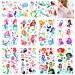 Konsait Mermaid Tattoos for Kids  188+ Pcs Cute Temporary Tattoo Kids Body Stickers for Girls Children Birthday Mermaid Party Favors Boys Girls Kids Party Goodie Bag Fillers Supplies