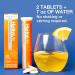 Hydralyte Effervescent Electrolyte Tablets - Natural Orange Flavor - 20 Count (2.4 oz) - Buy Online on GoSupps.com