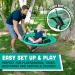Flying Squirrel Giant Rope Swing | 40 Saucer Tree Swing - Green | Outdoor Play Equipment Additions & Replacements - Buy Online on GoSupps.com