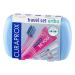 Curaprox Travel Set Ortho blue travel toothbrush interdental brush toothpaste 10ml travel box Blue