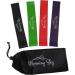 Buy Physical Therapy Resistance Bands by Morning Sky | 12-inch Loop Bands for Strengthening Stretching Yoga & Rehab | Includes Guide & Carrying Bag - Buy Online on GoSupps.com
