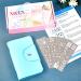 Niceneeded 9Pcs Christmas Nail Art Stamping Kit - 6 Nail Plates 1 Stamp 1 Scraper & Storage Bag | Festive Nail Stamps & Image Templates for Holiday Manicure - Buy Online on GoSupps.com