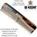 Kent A OT Small Double Tooth Hair Pocket Comb - Handmade in England, Tortoiseshell Finish - Fine/Wide Teeth for Hair, Beard, Mustache Grooming - For Men, Women, Kids - Saw Cut, Hand Polished - Buy Online on GoSupps.com