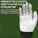 Finger Ten Baseball Gloves - Super Grip Protective Bating Gloves for Young Girls - Youth Size Blue - Perfect for Summer Outdoor Sports - Buy Online on GoSupps.com