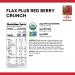 Nature's Path Organic Flax Plus Red Berry Crunch Cereal - 10.6 oz (Pack of 6) | Non-GMO, 25g Whole Grains, Omega-3 Rich - Buy Online on GoSupps.com