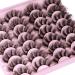 Lashes Mink Fluffy 20MM Long Fake Eyelashes 8D Curl Wispy Dramatic False Eyelashes 2 Styles Mixed Full Volume Strip Lashes 14 Pairs Pack by Mavphnee