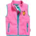 Playshoes Unisex Kid's Fleece Weste Outdoor top 104 pink The Mouse