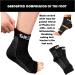 Buy gr8ful Plantar Fasciitis Socks - 24/7 Compression Support Sleeves for Foot Pain Relief | Night Splint Sock for Men/Women | 2 Pairs in Black L/XL - Buy Online on GoSupps.com