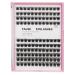 Sulv 120Pcs/Box Grafting Handmade Clusters Eyelashes D Curl Very Good Curled Thickness 0.07mm 3D Layered Effect Eyelash Extension Russian Volume Eyelashes Natural Eyelash DIY Cluster Eyelashes(10mm)