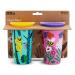 Munchkin Miracle 360 Drinking Cup for Babies & Toddlers - BPA-Free Leak-Proof Dishwasher-Safe Recycled Packaging - 266ml 2-Set (Affe/Bee Bee/Lemur) - International Shipping Available  - Buy Online on GoSupps.com