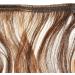 Chear Body Wave 2-in-1 Weft Human Hair Extension with Premium Blend Weave Number P4/30 Medium Dark Brown/Auburn 8-Inch - Buy Online on GoSupps.com