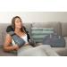 Shiatsu Back Shoulder and Neck Massager with Heat - Deep Tissue Kneading Pillow Massage - Electric Full Body Massager - Black Gray - Buy Online on GoSupps.com