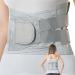 NeoTech Care Adjustable Double Pull Lumbar Brace - Size M Grey | Optimal Lower Back Support for Comfort & Stability - Buy Online on GoSupps.com
