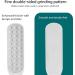 ZLONGYAN double sided foot file callus remover for feet is suitable for dry cracked feet dead skin calluses etc. foot scrubber lasts to make feet smooth heel scraper for cracked heels (White) - Buy Online on GoSupps.com