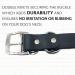 Regal Dog Waterproof Collar for All Sizes - Halfband Design for Small Medium & Large Dogs (Black) - Perfect for Puppies & Adult Dogs - Buy Online on GoSupps.com