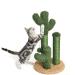 Pesofer Cactus Cat Scratching Post Cat Scratcher with 3 Scratching Poles and Dangling Ball for Kitten, Adult Cats Medium
