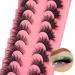 Fluffy Fairy Lashes - 18MM Wispy Fox Eye Bratz Manga Faux Mink False Eyelashes - 8 Pairs Pack - Buy Online on GoSupps.com