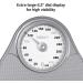 Thinner Extra-Large Dial Analog Bathroom Scale - Measures Weight Up to 330 Lbs - Silver - Buy Online on GoSupps.com
