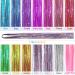 Mckanti 14 Colors Hair Tinsel Kit with Tool - 2800 Strands Fairy Hair Extensions for Women & Girls - Sparkling Shiny Colorful Synthetic Hair for Party & Daily Fashion - Buy Online on GoSupps.com